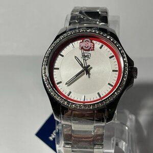 Ohio State Buckeyes OFFICIAL NCAA Stainless-Steel Watch by Jack Mason !!!NEW!!!